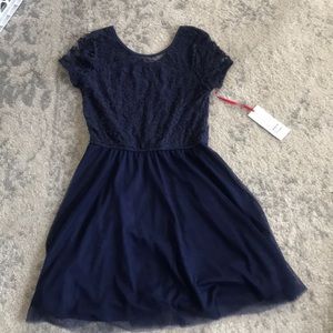 Ruby&Bloom navy lace dress